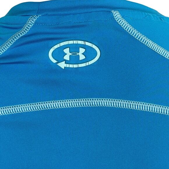 Under Armour Small Semi-Fitted Top Heat Gear Round Neck Stretch Quick Dry Womens - Picture 5 of 10